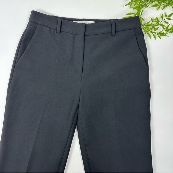 DIANE von FURSTENBERG Trouser Pants Sz 4 Black Straight - Picture 8 of 17